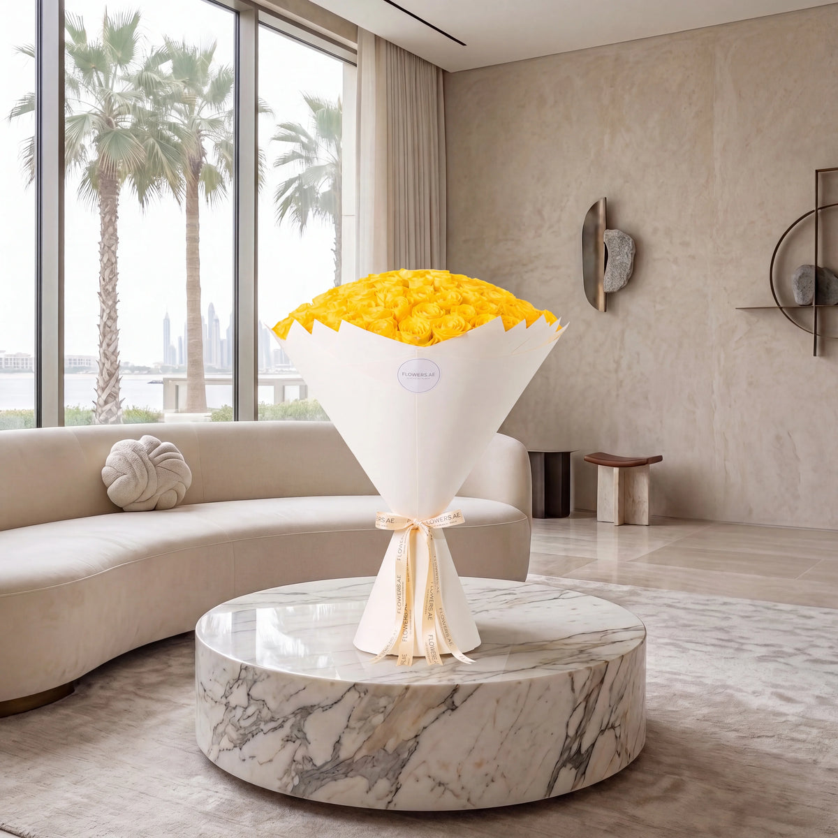 100 Yellow Roses