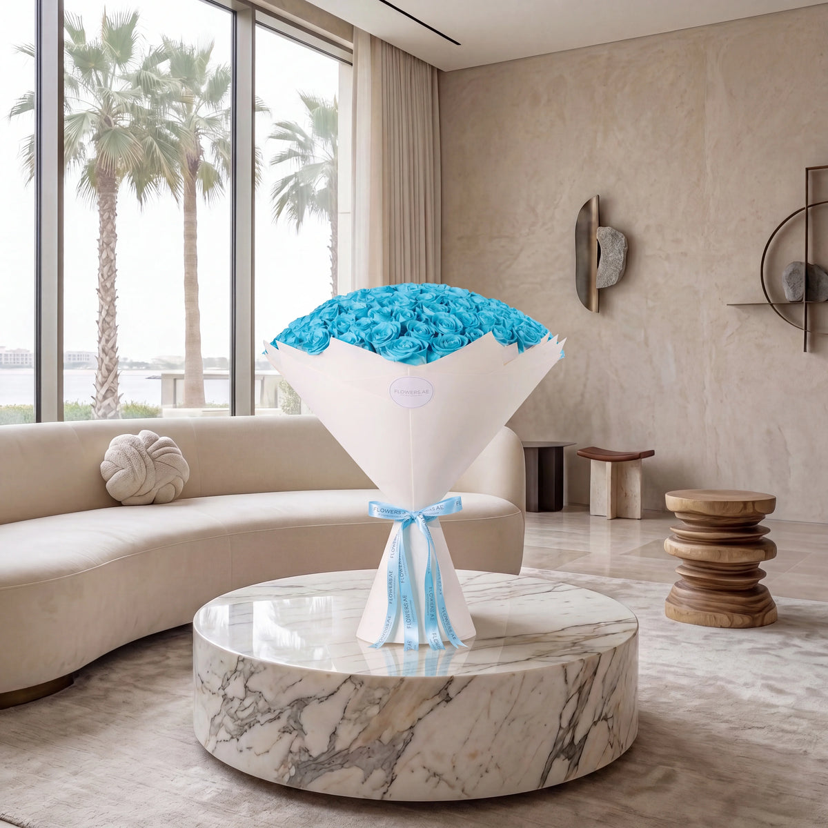 100 Tiffany Blue Roses