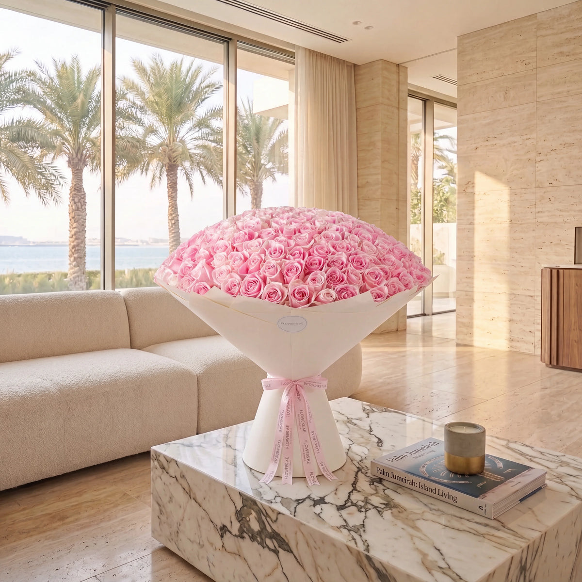 200 Pink Roses