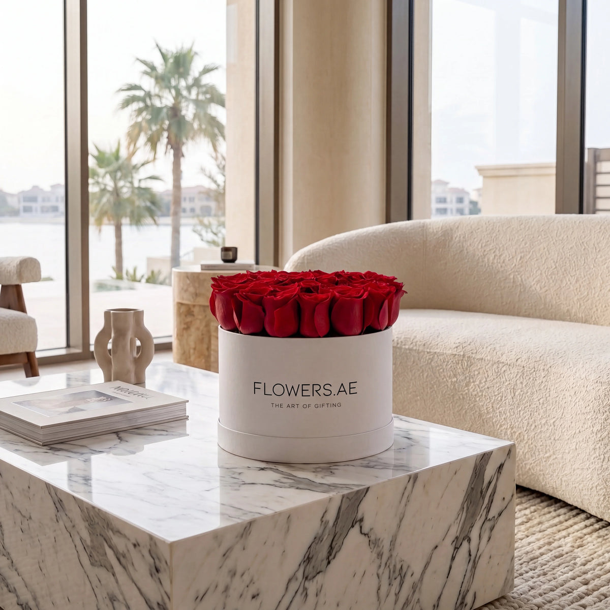 Red Roses Hatbox