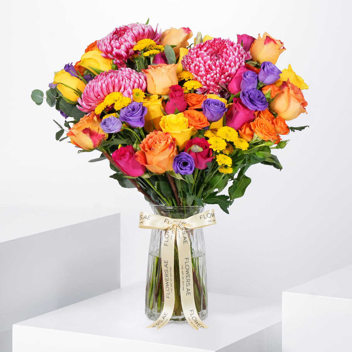 Vibrant Glass Vase