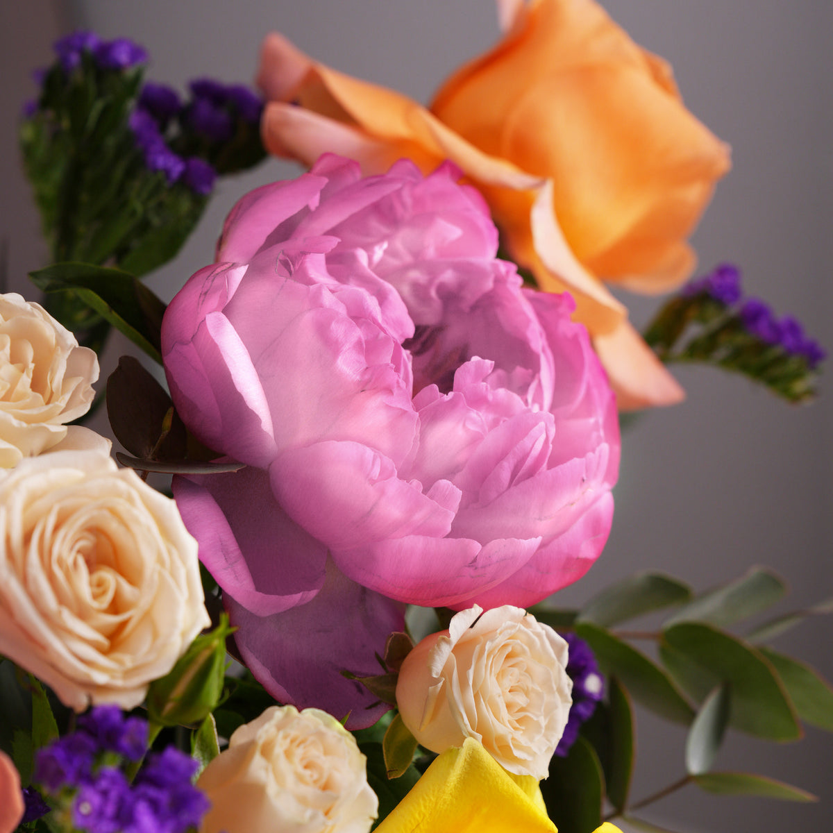 Vibrant Peony Hatbox