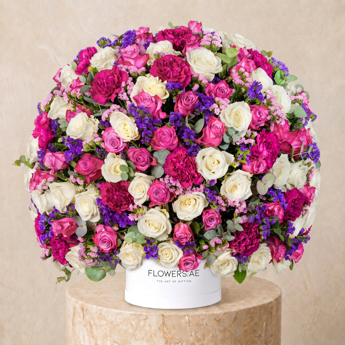 Birthday Violet Hatbox