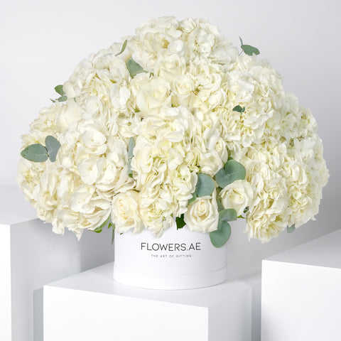 Heavenly Whites Hatbox