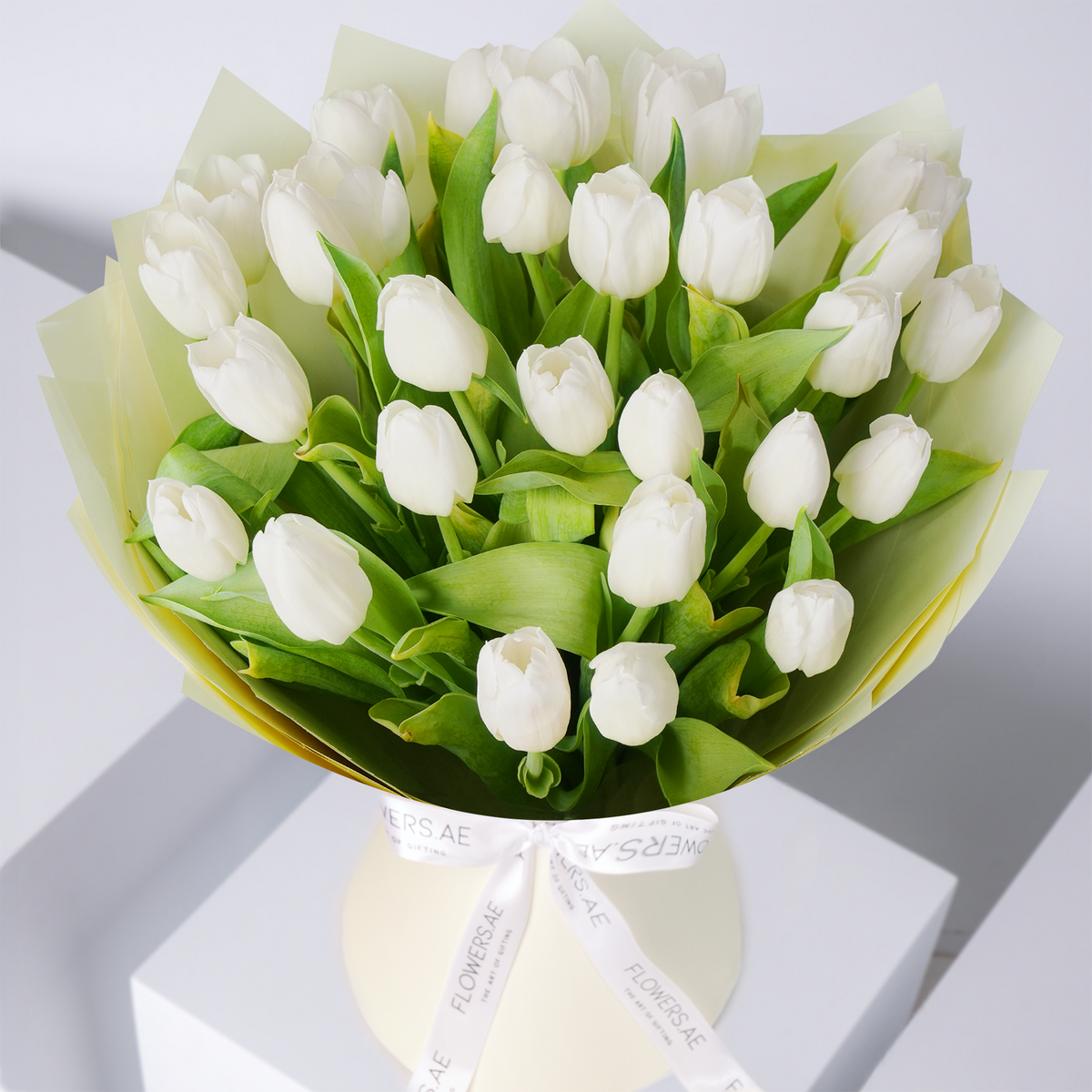 Mother's Day Luxury White Tulips
