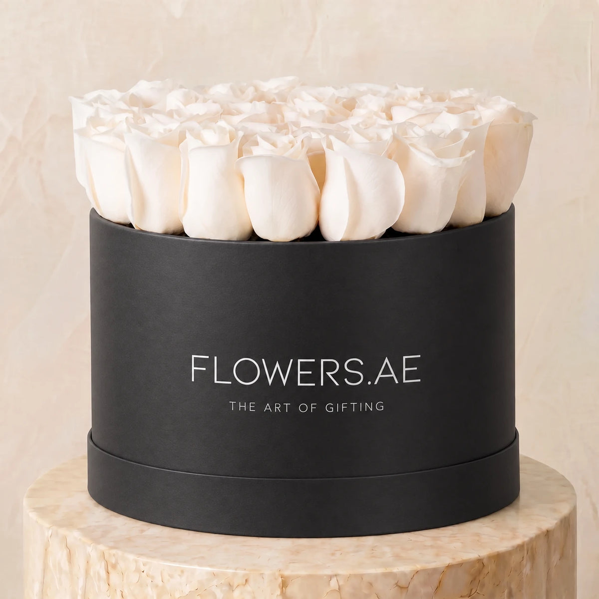 White Roses Hatbox
