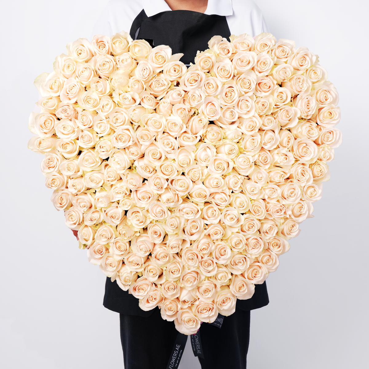 Valentine White Heart - XL