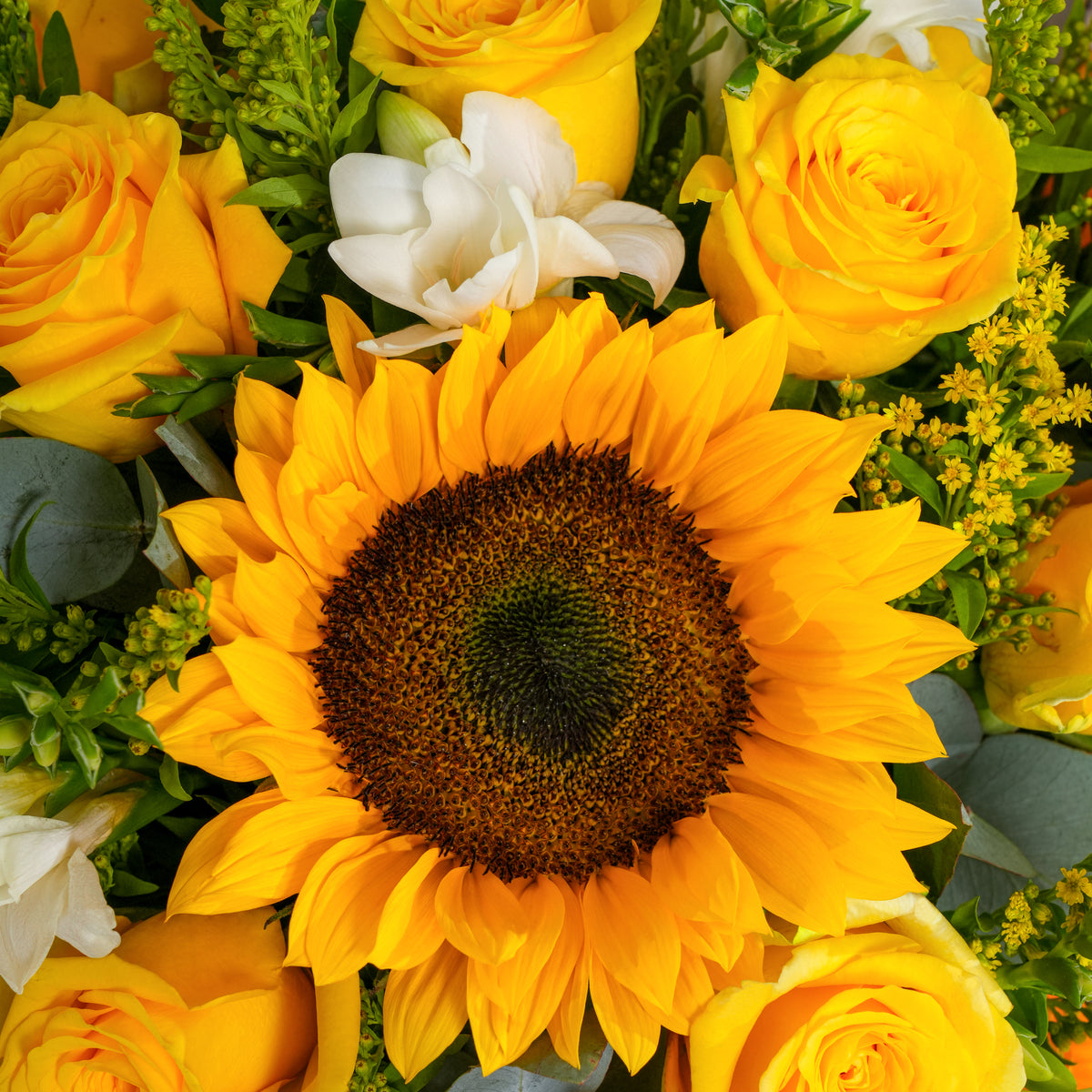 Sunshine Glass Vase
