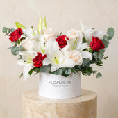 Condolence Wonderfully White Hatbox