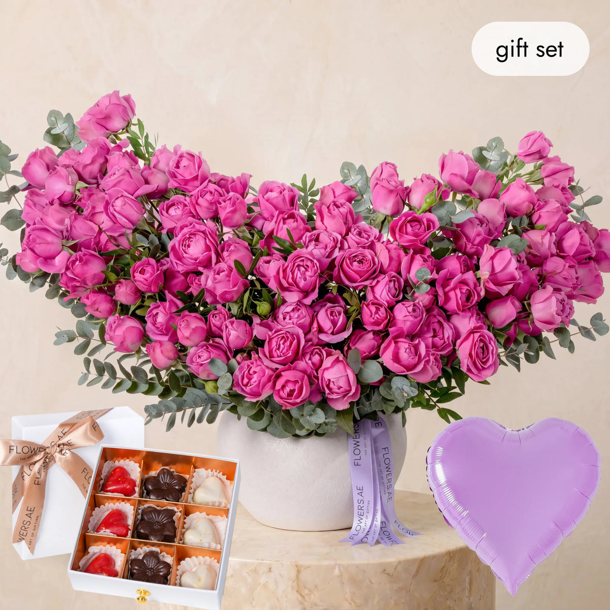 Misty Bubbles Vase (Welcome Back Gift Set)