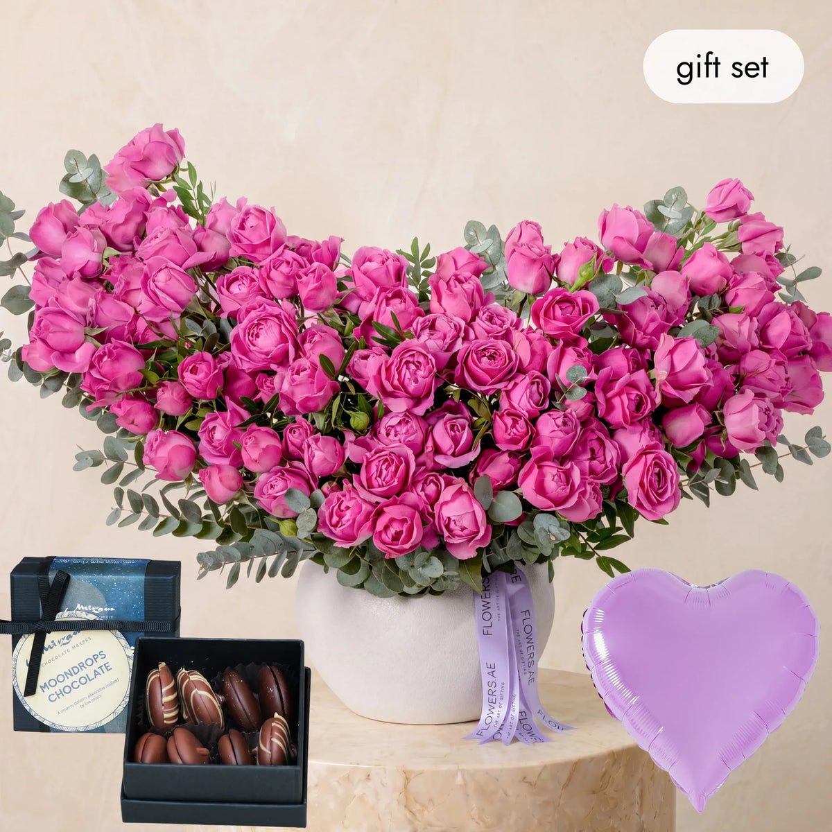 Misty Bubbles Vase (Welcome Back Gift Set)