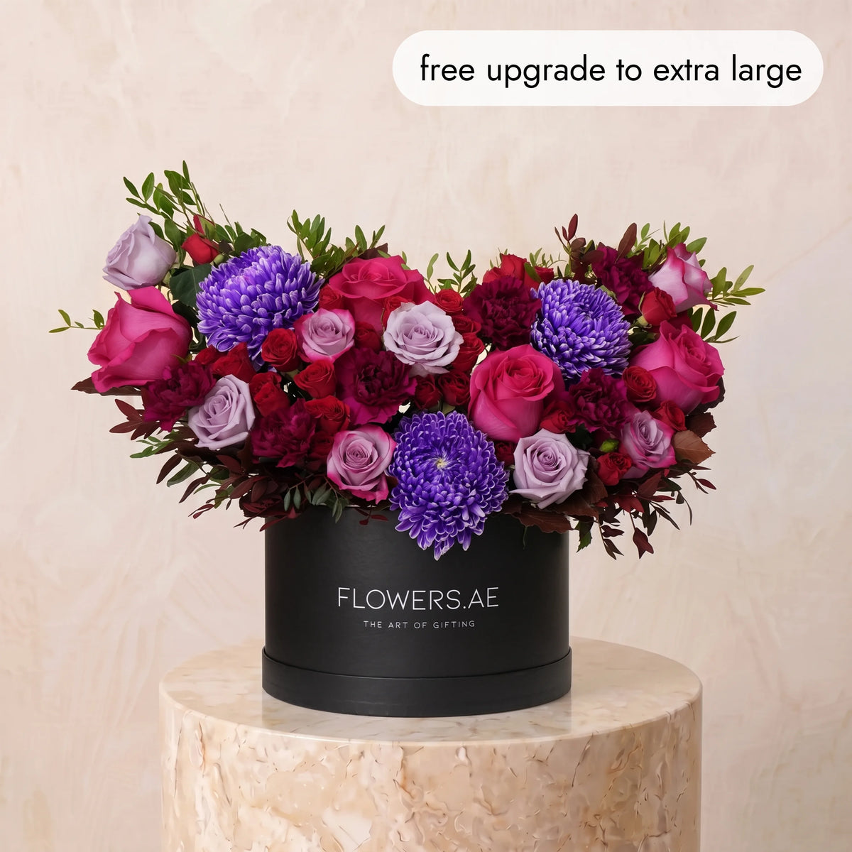 Plum Velvet Hatbox