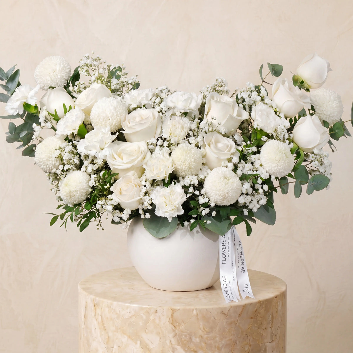 Congratulations Ivory Vase