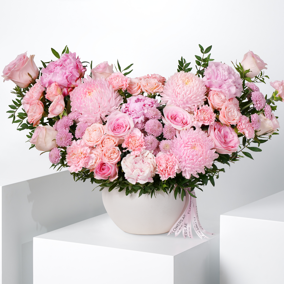 Pink Peony Vase