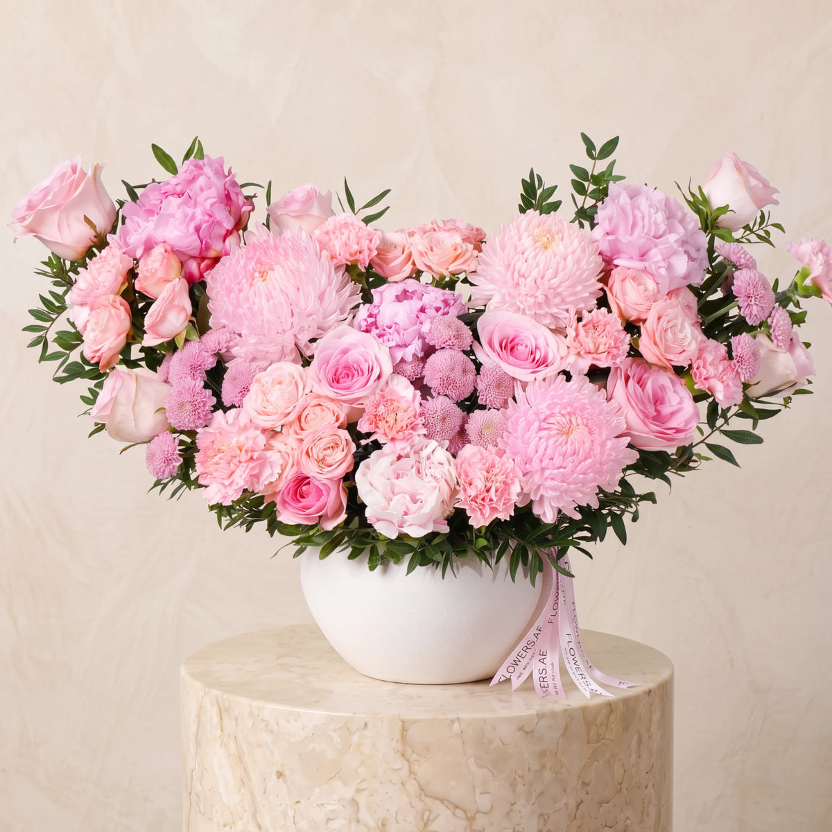Pink Peony Vase