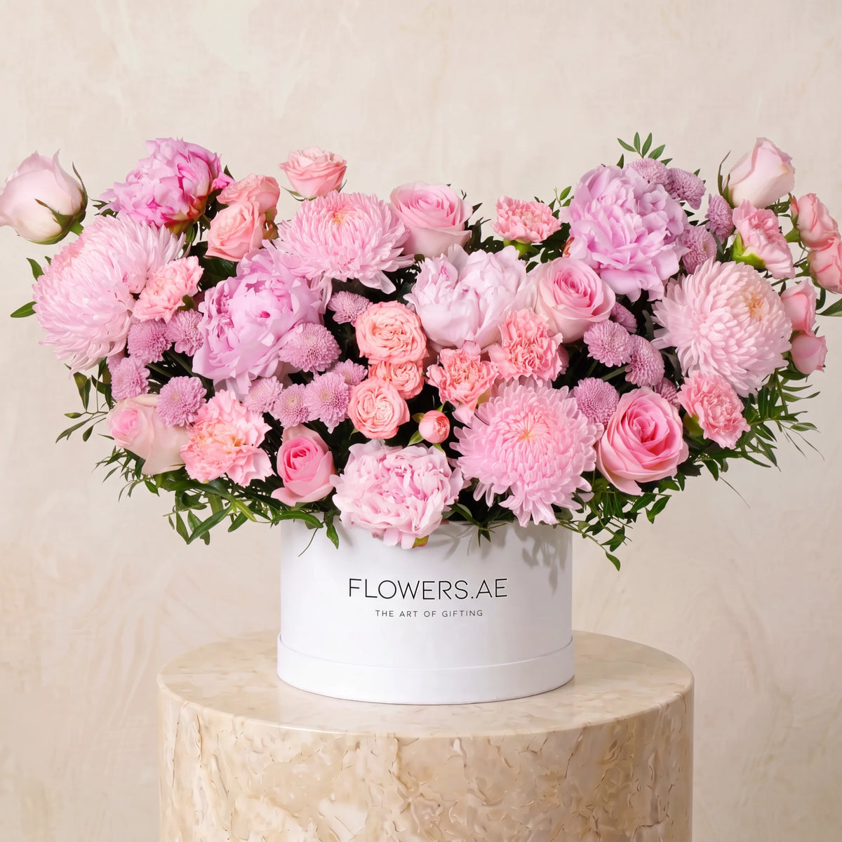 Pink Peony Hatbox