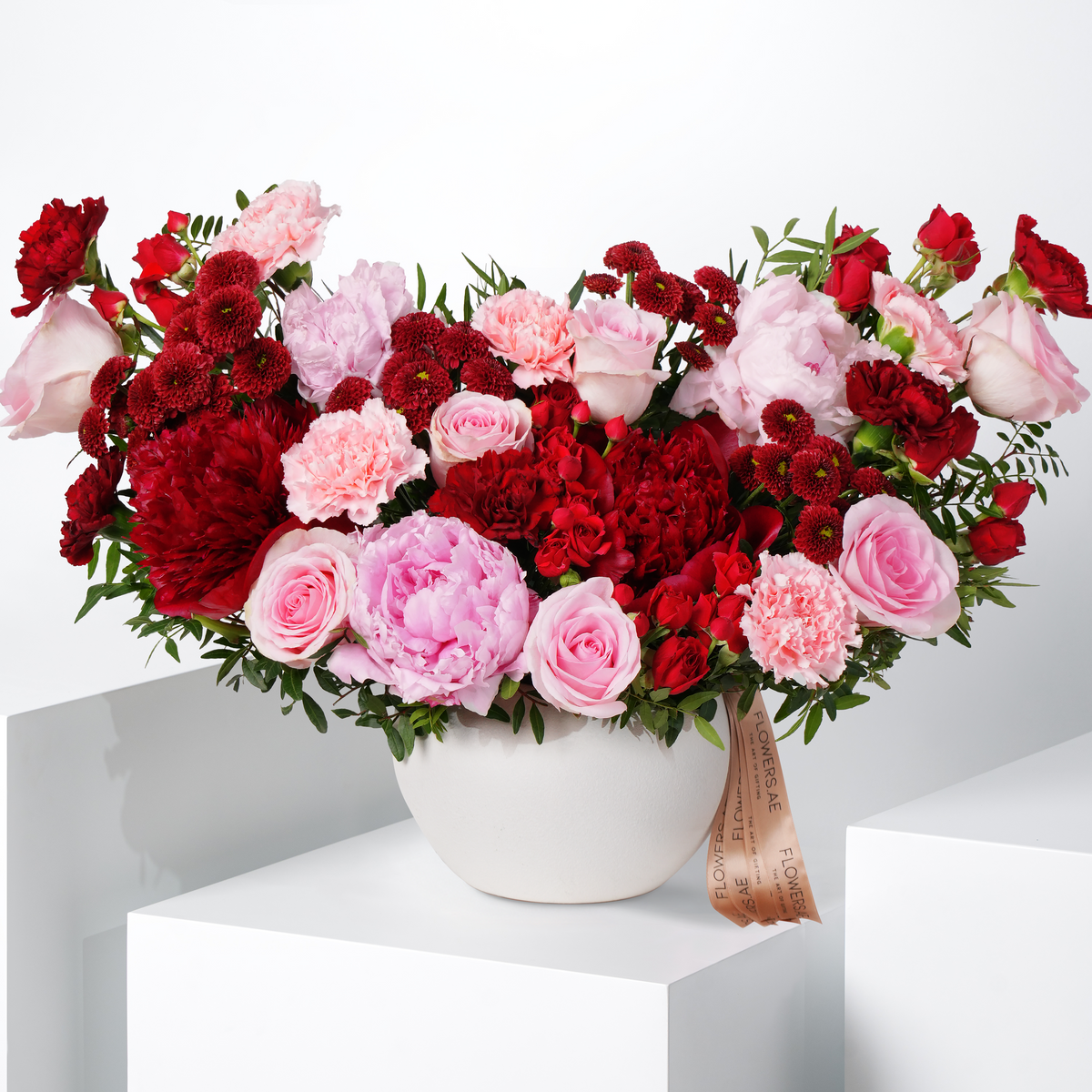 Rouge Peony Vase