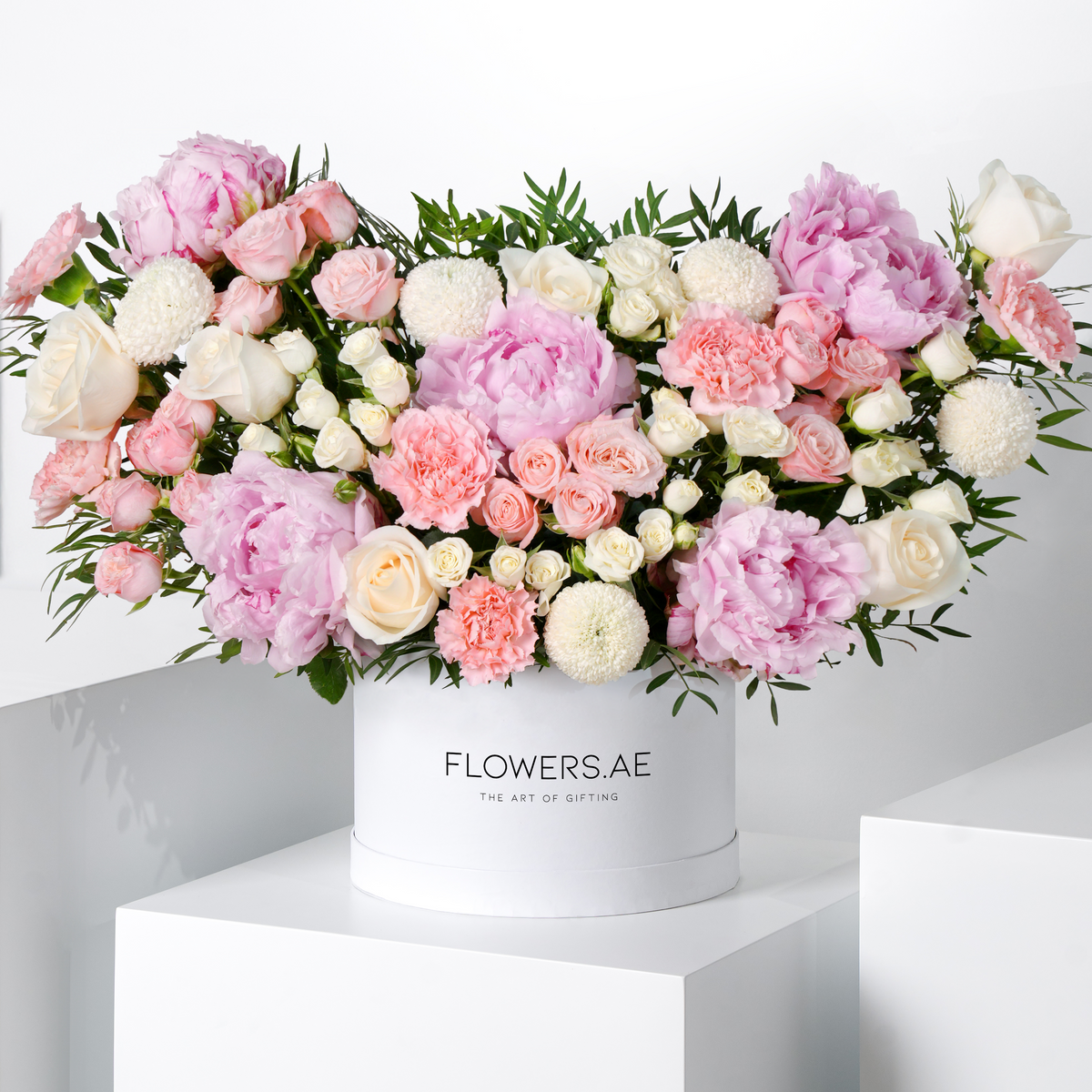 Soft Peony Hatbox