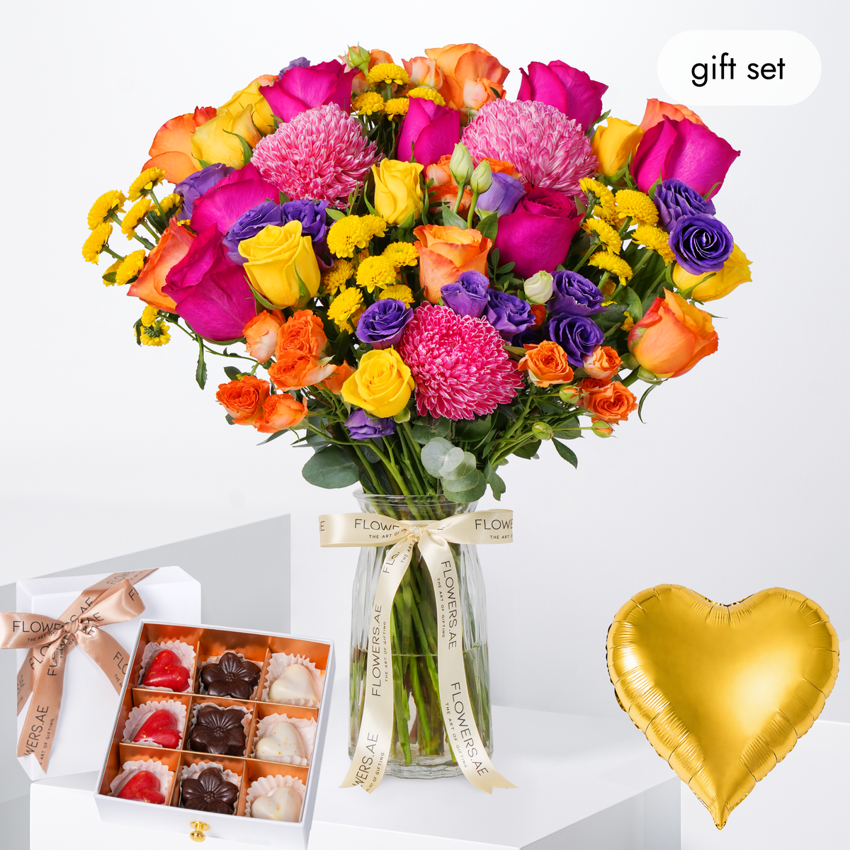 Vibrant Elegance Vase (Gift Set)