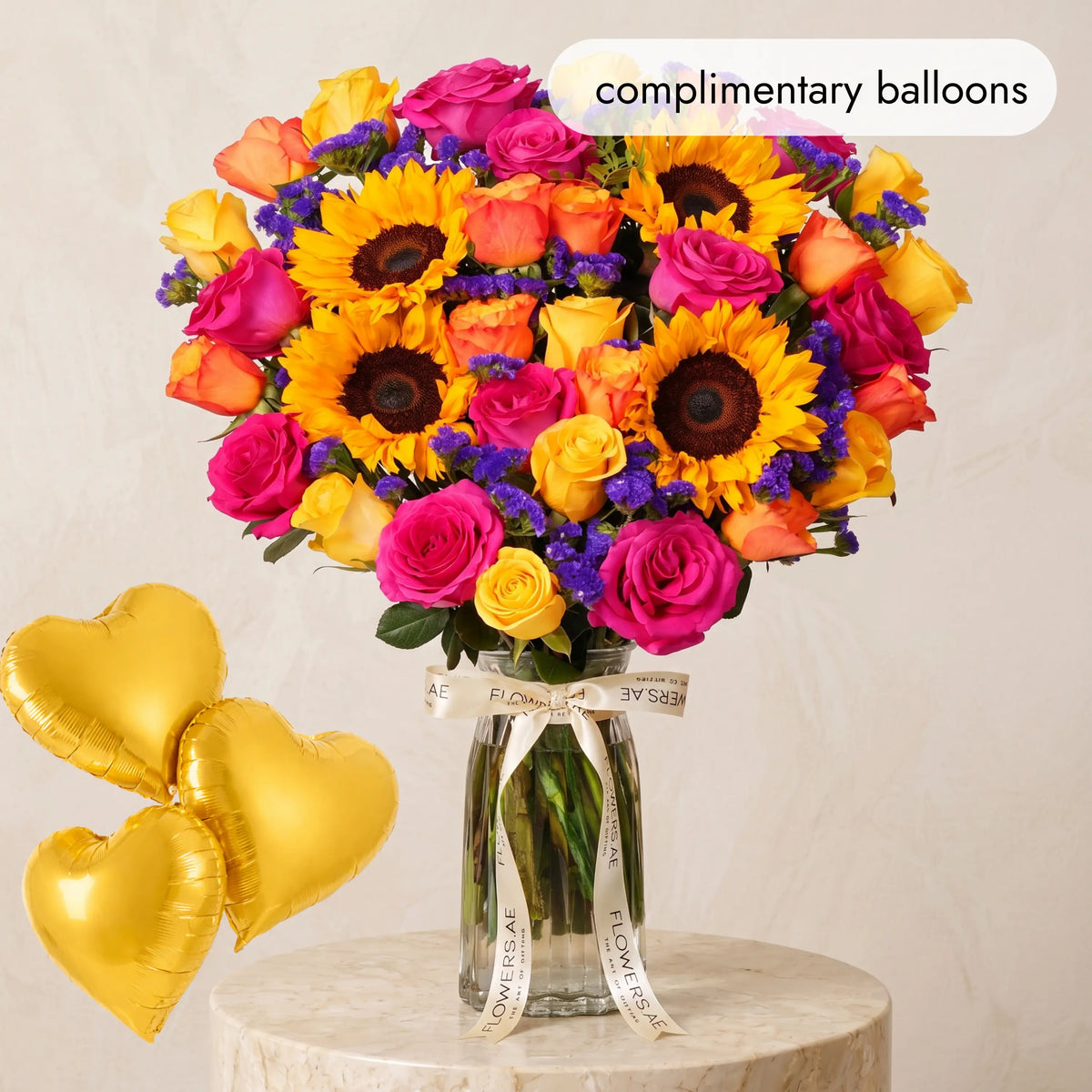 Vibrant Glass Vase