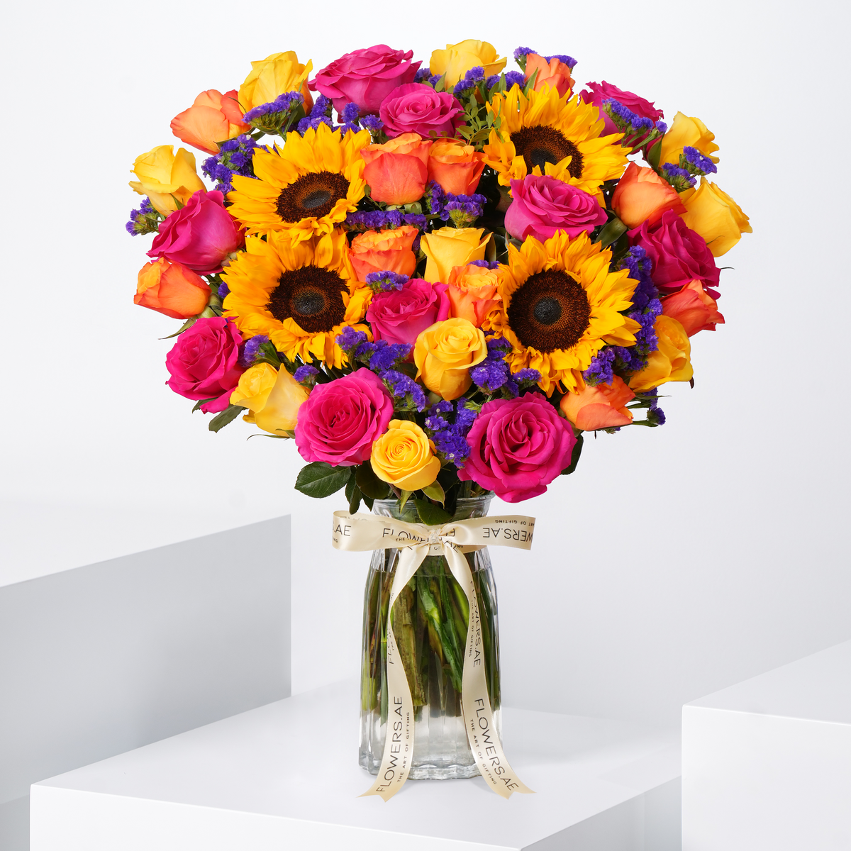 Vibrant Glass Vase