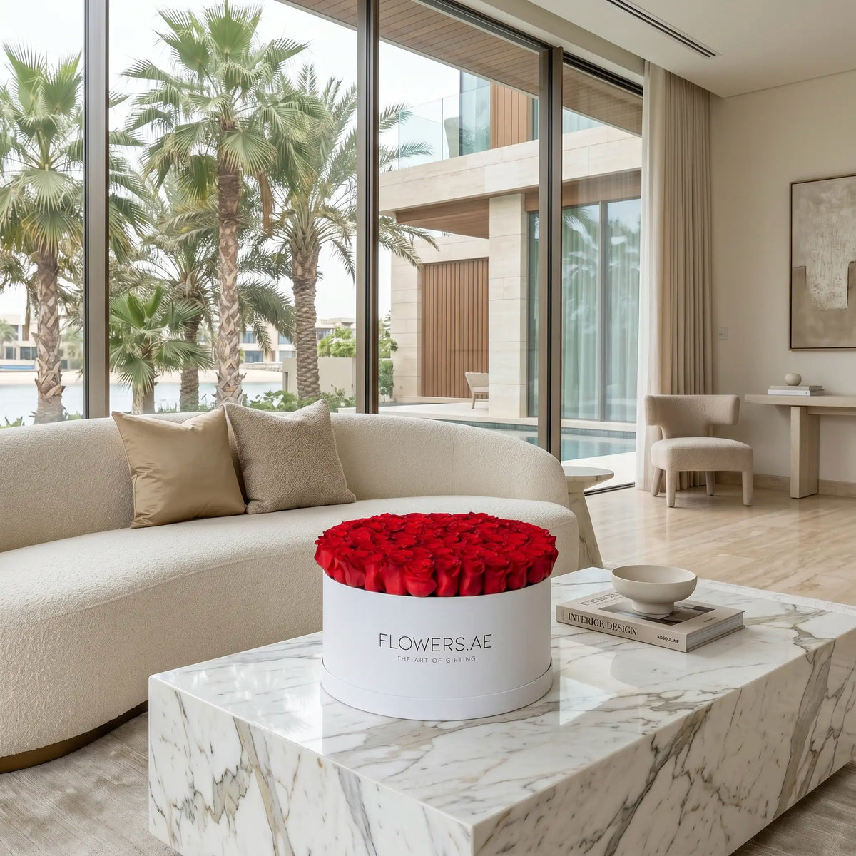 XXL Red Roses Hatbox