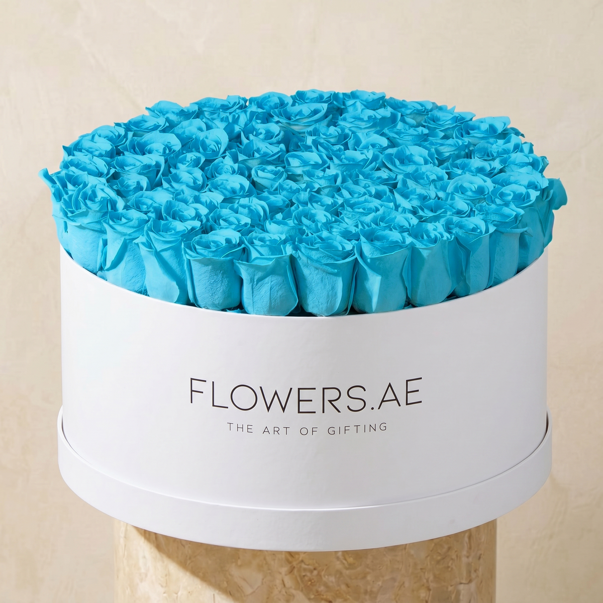 Father's Day XXL Tiffany Blue Roses Hatbox