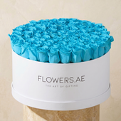 Father's Day XXL Tiffany Blue Roses Hatbox