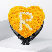 Yellow Letter Heart