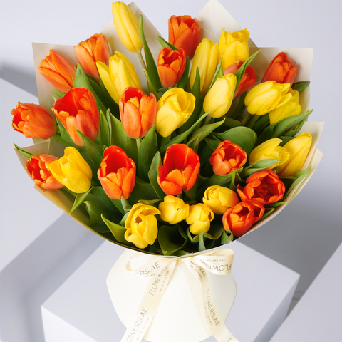 Luxury Golden Tulips