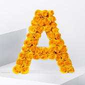 Baby Yellow Rose Letter