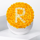 Yellow Letter Hatbox