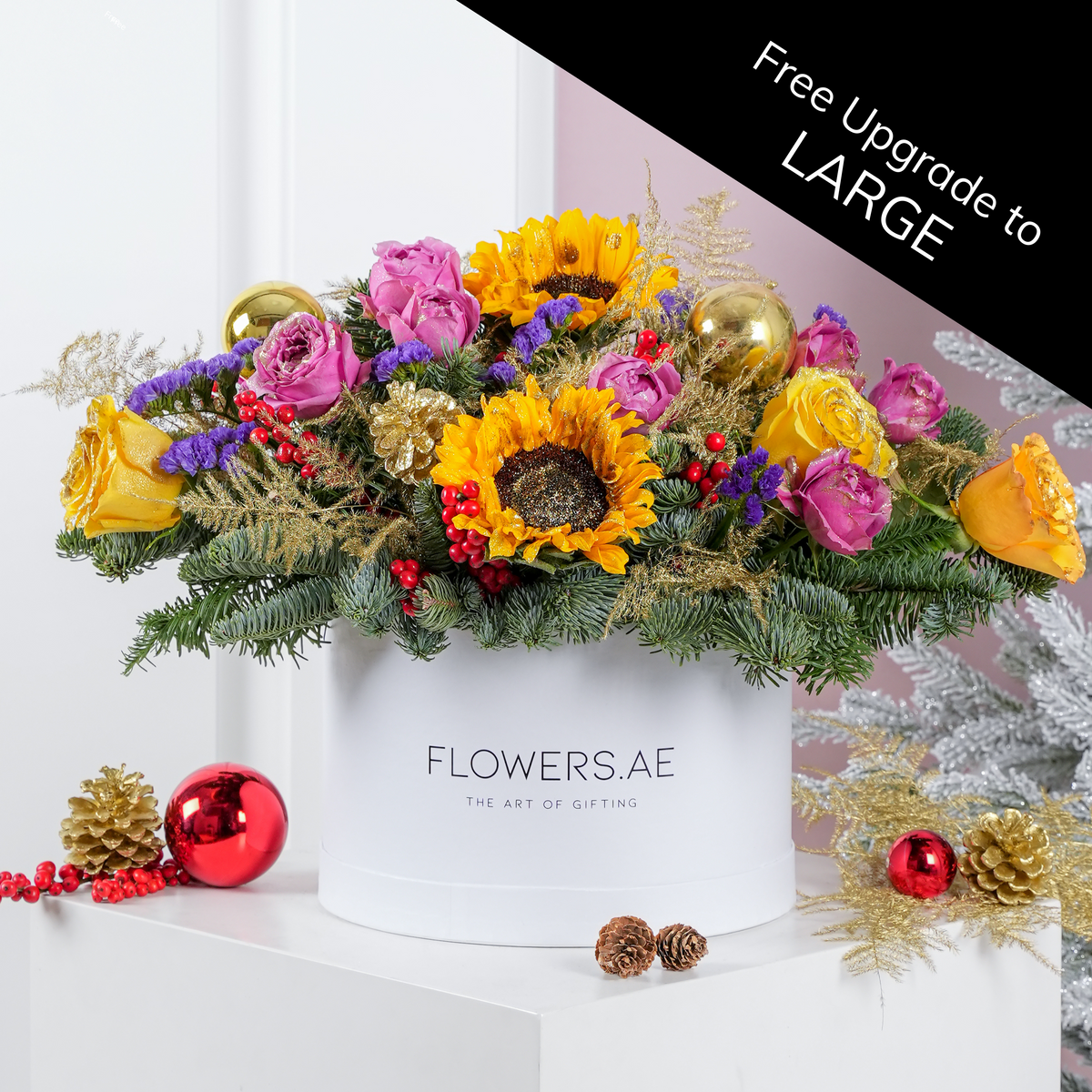 Vibrant Christmas Hatbox