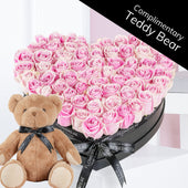Pink Heart - Large (Complimentary Teddy)