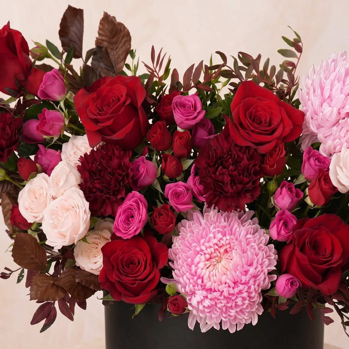 Crimson Blush Hatbox