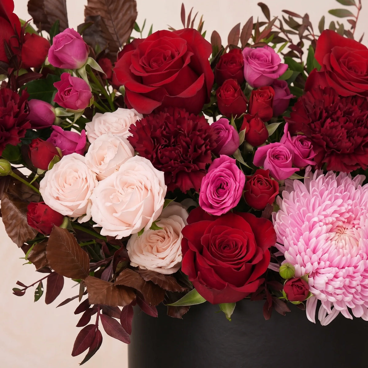 Crimson Blush Hatbox
