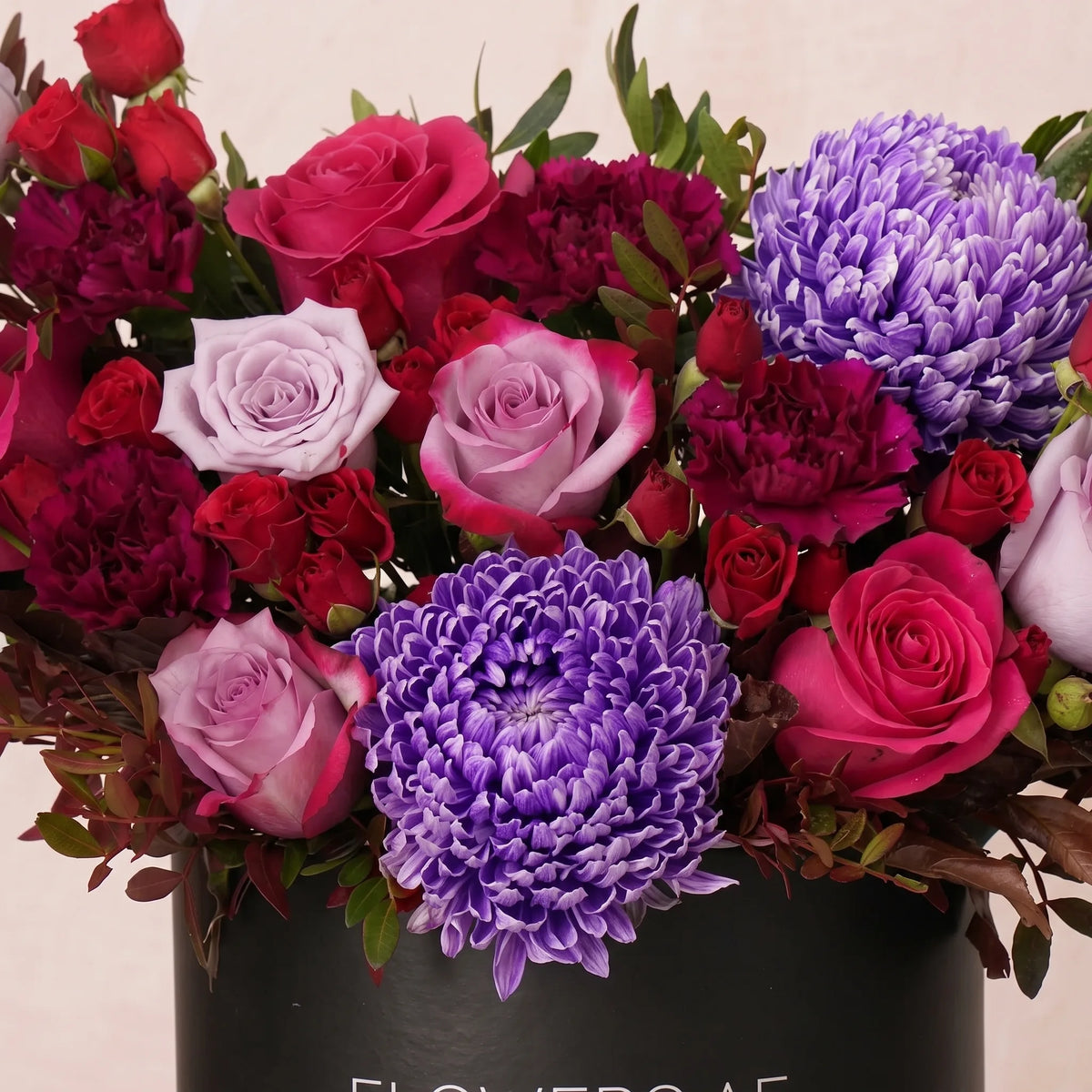 Plum Velvet Hatbox