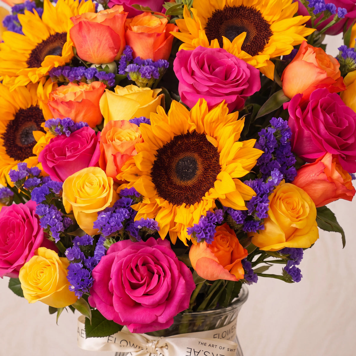 Vibrant Glass Vase