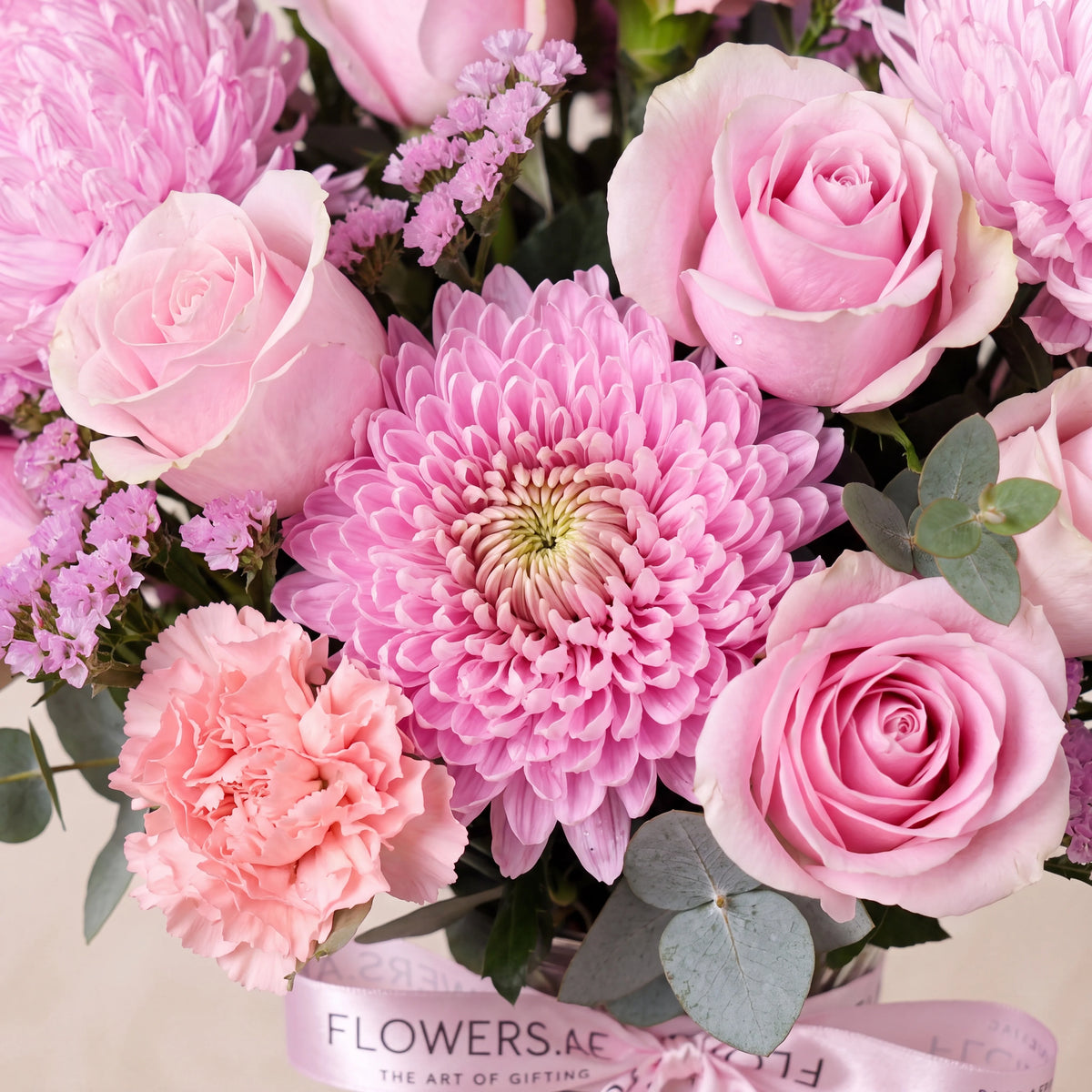 Welcome Back Pink Delight Glass Vase