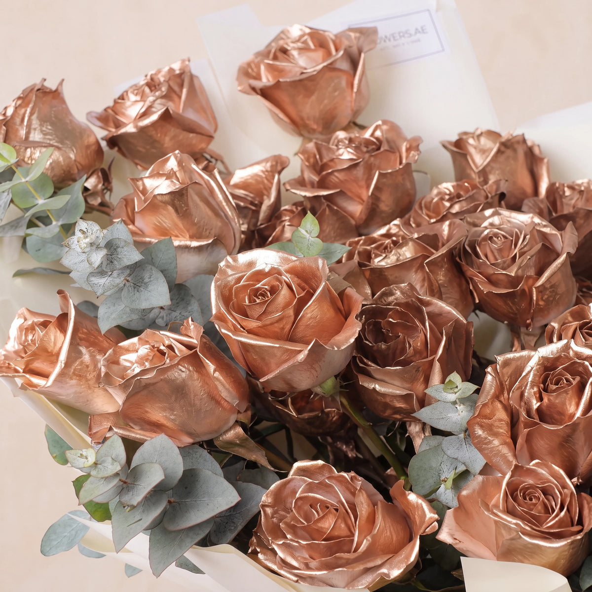 50 Gold Roses