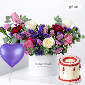 Birthday Petite Lavender Floral (Cake Gift Set)
