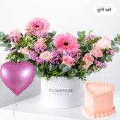 Birthday Petite Pink Perfection (Cake Gift Set)