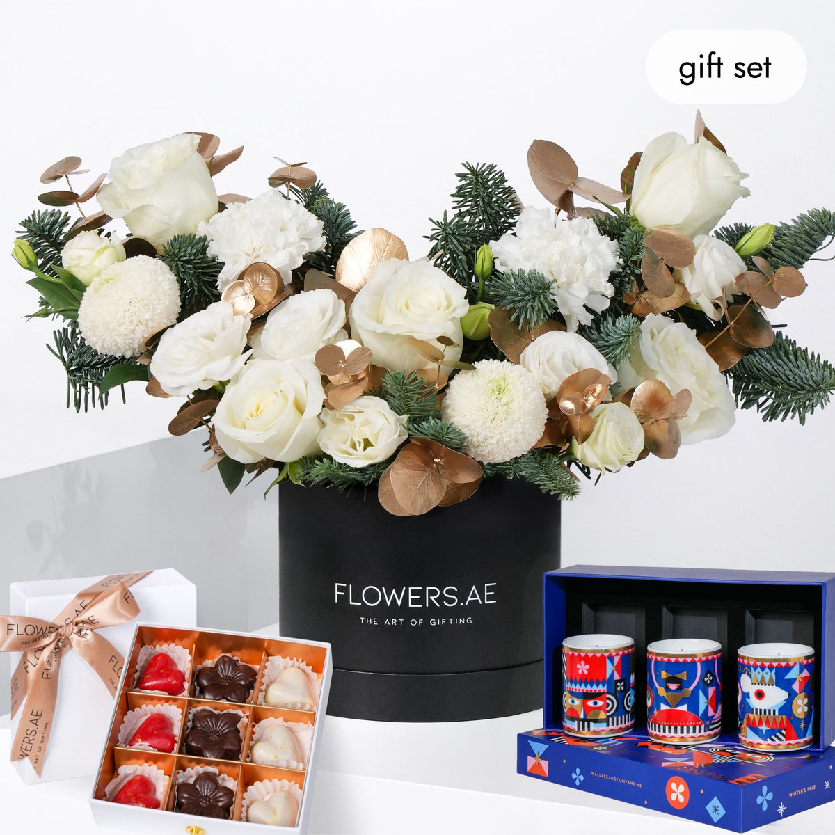 Petite Festive Frost Hatbox (Gift Set)
