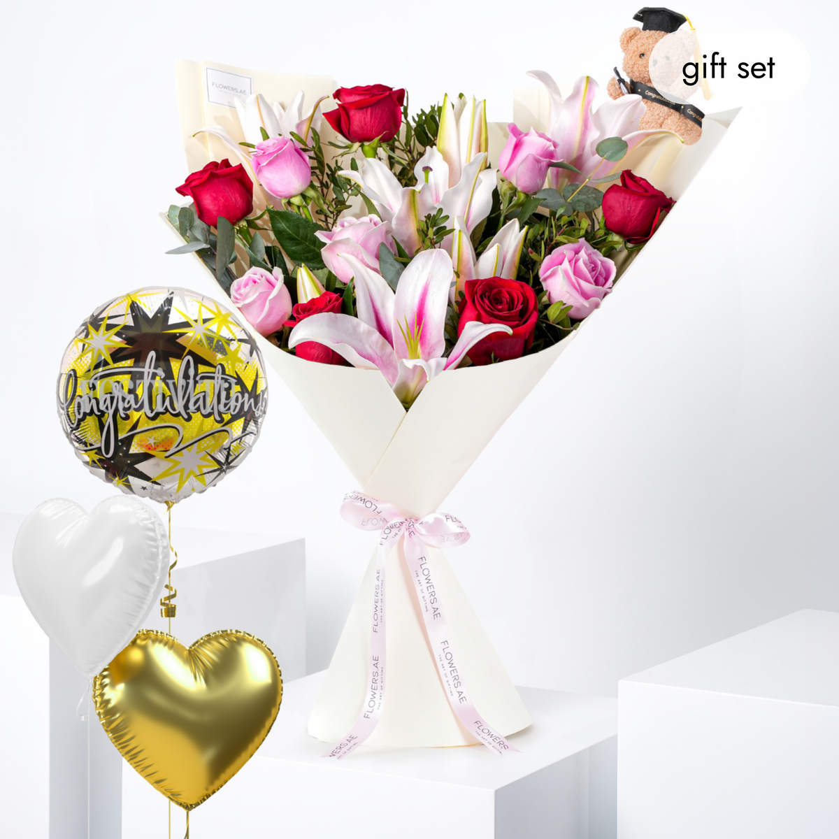 Congratulations Wonderfully Pink (Gift Set)