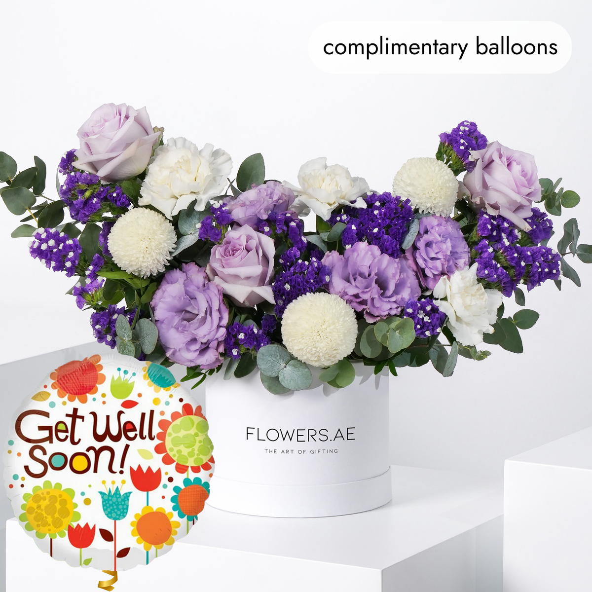 Get Well Petite Lilac Hatbox