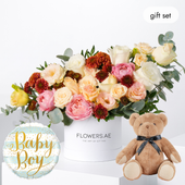 Baby Petite Dune Hatbox (Gift Set)