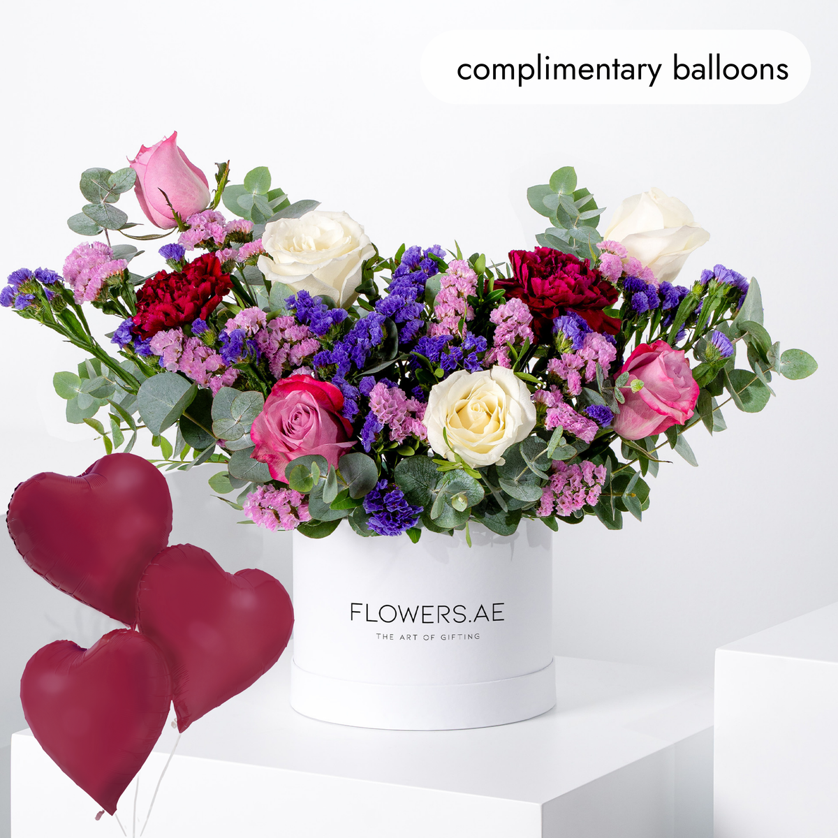 Lavender Floral Petite Hatbox