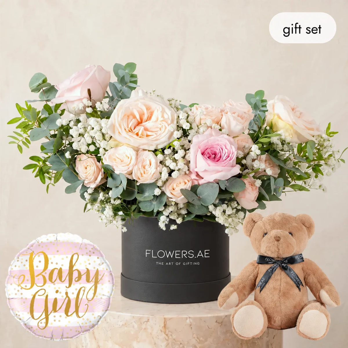 Baby Petite Pastel Hatbox (Gift Set)