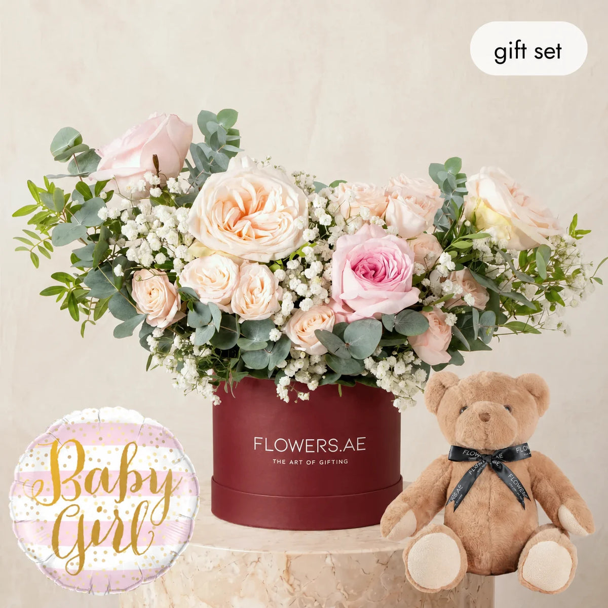 Baby Petite Pastel Hatbox (Gift Set)