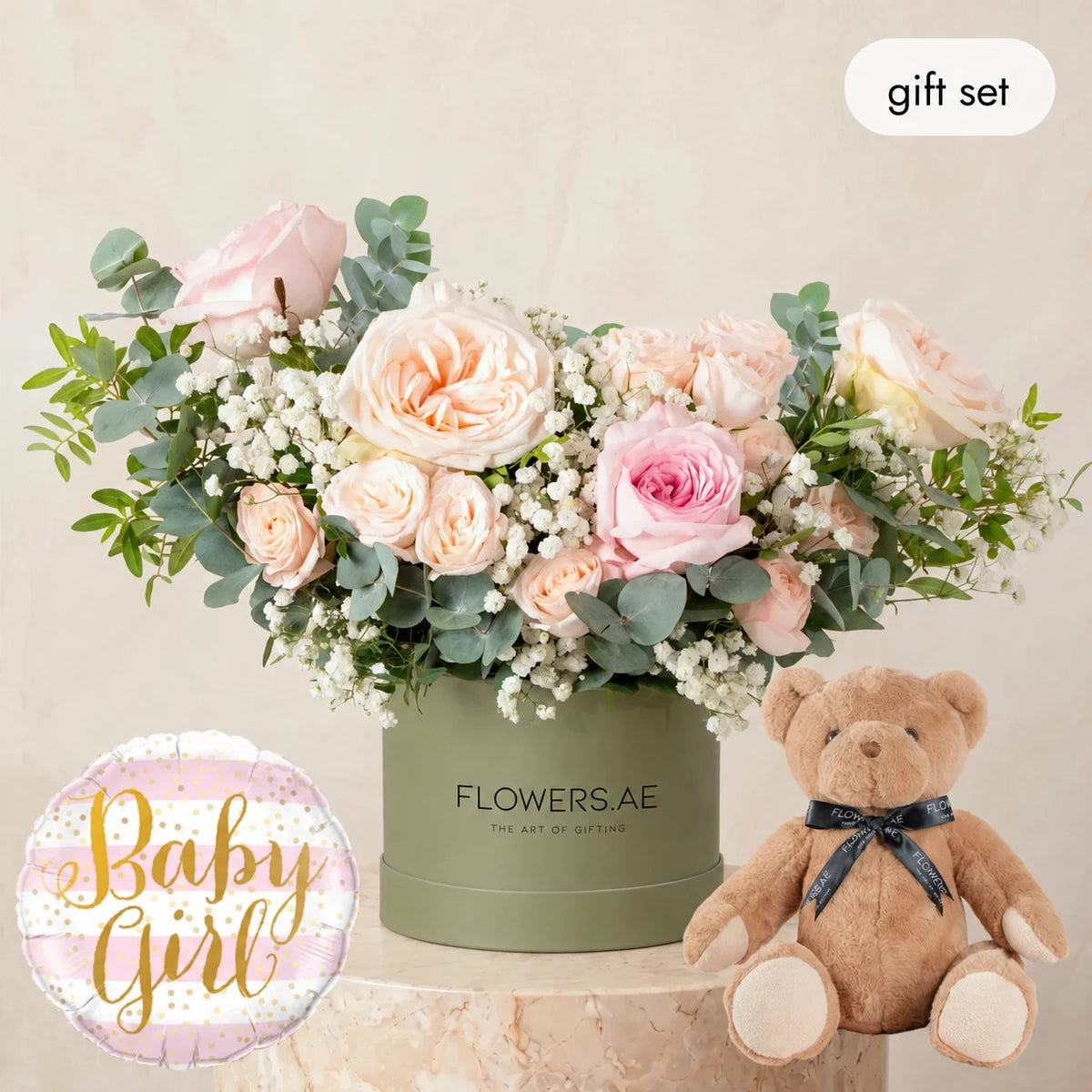 Baby Petite Pastel Hatbox (Gift Set)